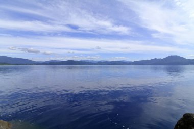 Tazawa gölde Senboku, Akita, Japan