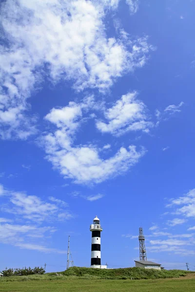 Farol Nyudozaki Oga Akita Japão — Fotografia de Stock