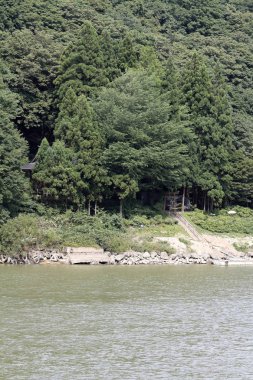 Mogami Nehri ve Sennindo Yamagata, Japonya