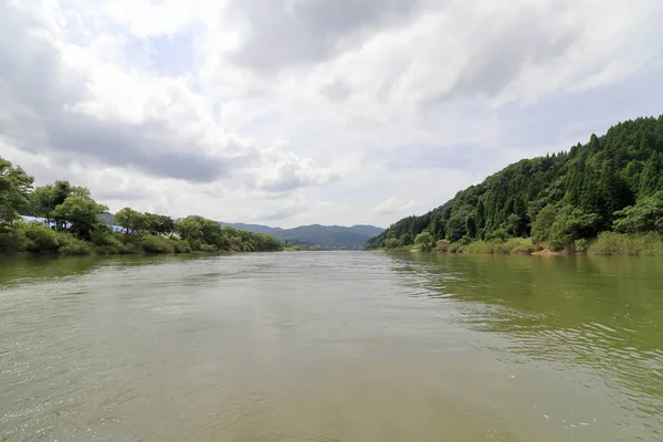 Río Mogami Garganta Mogami Yamagata Japón — Foto de Stock