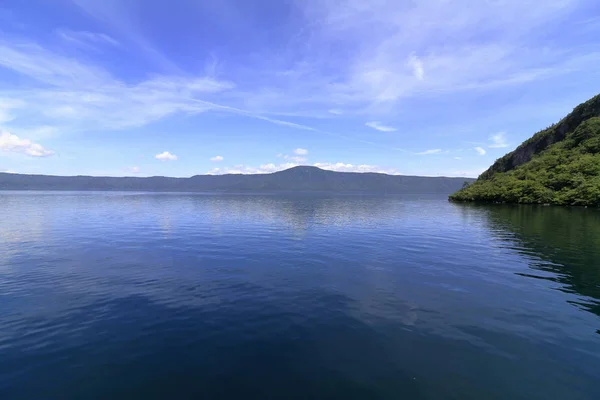 Todawa Sjön Och Ohanabe Aomori Japan — Stockfoto