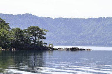 Todawa Gölü: Aomori, Japan (Nakayama Yarımadası)