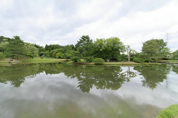 Maizuru Ike Estanque Ruinas Kanjizaio Hiraizumi Iwate Japón — Foto de Stock