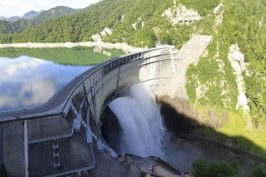 Kurobe baraj: Toyama, Japan deşarj