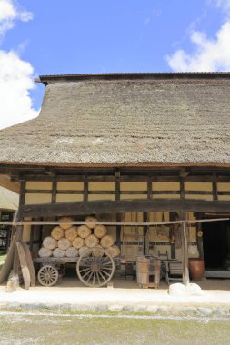 Tono, Iwate, Japonya Japon evde L şeklinde