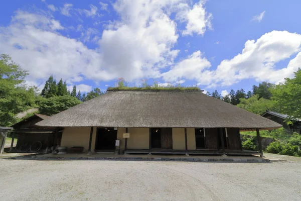 Japán Nádtetős Ház Tono Iwate Japán — Stock Fotó