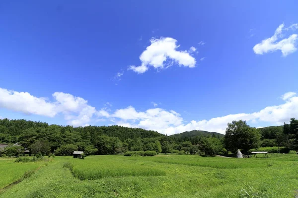 日本北部 Tono 的乡村风光 — 图库照片