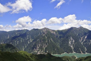 Ushiro-Tateyama Sıradağları ve Kurobe Gölü: Toyama, Japan