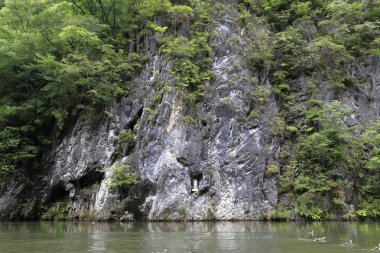 Geibi gorge içinde Itinoseki, Iwate, Japan