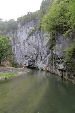 Geibi gorge içinde Itinoseki, Iwate, Japan