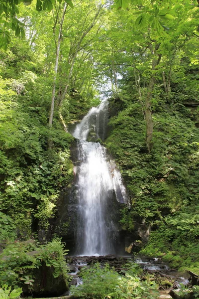 Kumoi Cae Del Arroyo Montañoso Oirase Aomori Japón — Foto de Stock