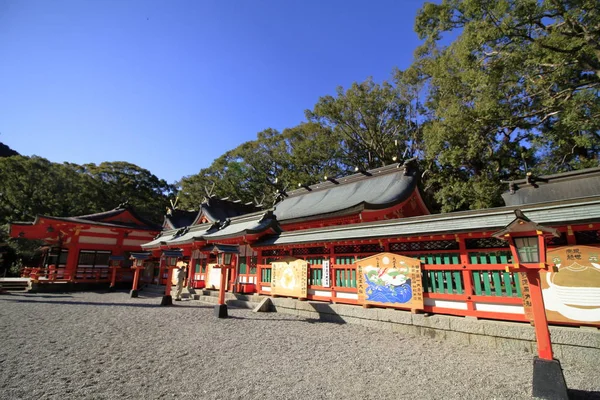 Modlitwy hall Kumano Hayatama Taisha Przybytek w Wakayama, Japonia — Zdjęcie stockowe