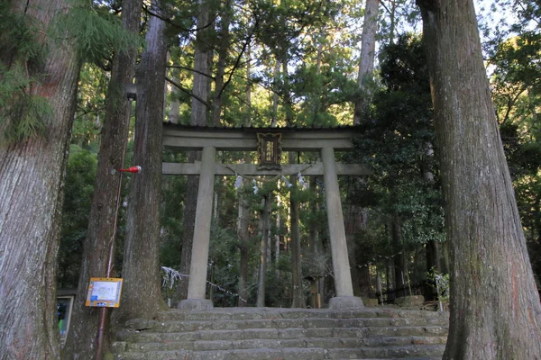 Ворота торії Hirou shrine у Вакаяма, Японія — стокове фото