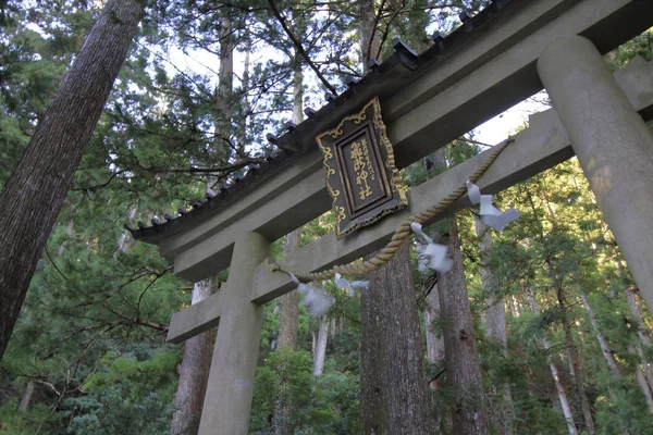 Τορίι πύλη του Hirou παρεκκλήσι στην Wakayama, Ιαπωνία — Φωτογραφία Αρχείου