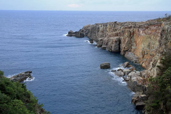 Sandanbeki cliff in Shirahama, Wakayama, Ιαπωνία — Φωτογραφία Αρχείου