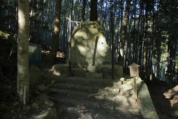 Daimon lejtőjén Kumano Kodo-zarándoklat útvonalak Wakayama, Japán — Stock Fotó