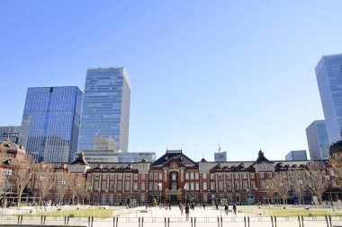 Japonya'da Tokyo istasyonu Marunouchi istasyonu binası