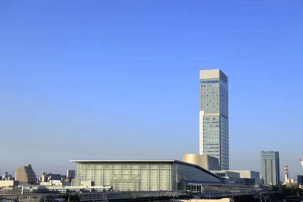 Toki Messe (centro de convenções) em Niigata, Japão — Fotografia de Stock