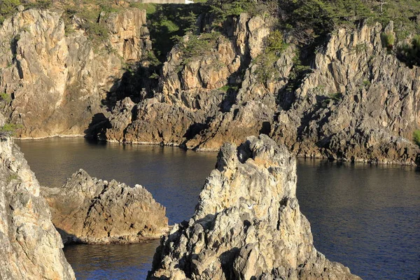 Baía de Senkaku em Sado, Niigata, Japão — Fotografia de Stock