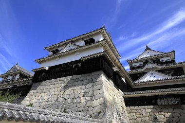 Ehime, Japonya'da Matsuyama kalesi kale tutmak