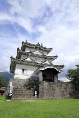 Ehime, Japonya'da Uwajima kalesi kale tutmak