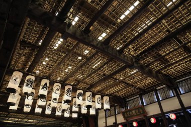Kotohira, Kagawa, Japonya Konpira büyük tiyatro iç