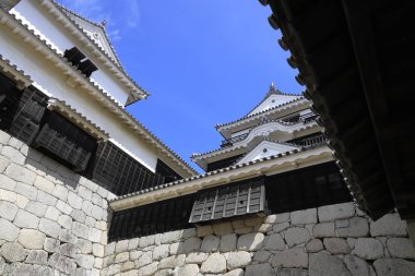 Ehime, Japonya'da Matsuyama kalesi kale tutmak