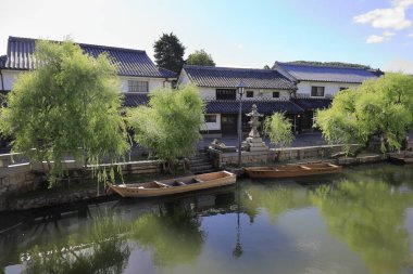 Kurashiki Bikan tarihi bölgesi Okayama, Japonya