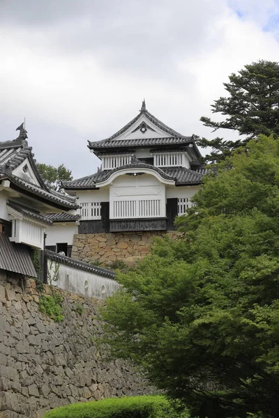 Κάστρο του κάστρου Bitchu Matsuyama στο Okayama, Ιαπωνία — Φωτογραφία Αρχείου