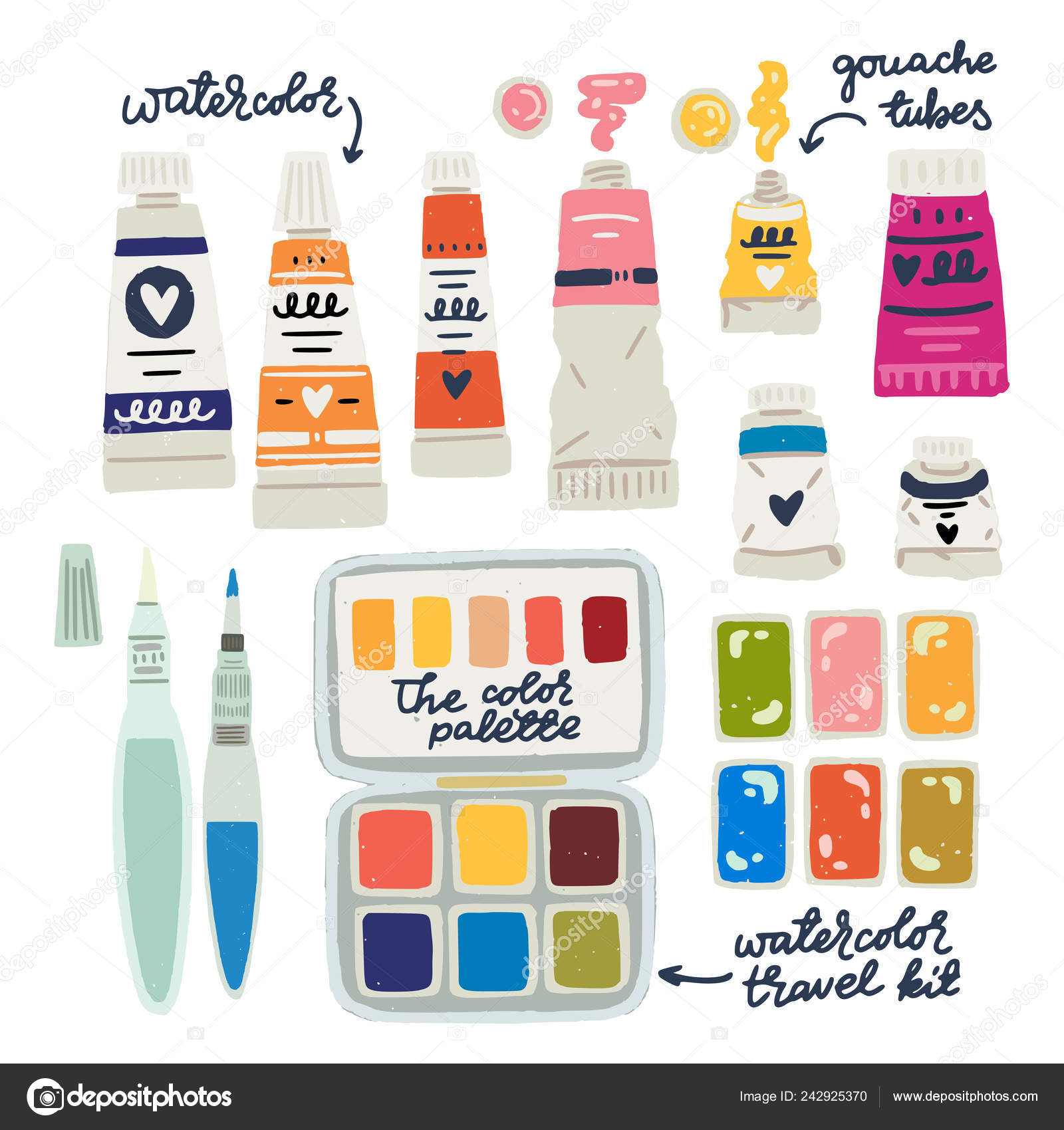 Travel watercolor set  Watercolor supplies, Travel art kit