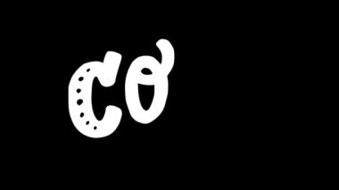 Saydam arka plan üzerinde animasyonlu kelime yazı serin el. 2D hareket grafik el yazısı metni farklı bir stil yazı tipleriyle. Harfleri alfa kanalı için ecard, sallayarak ile genç faz kadar haşhaş Intro