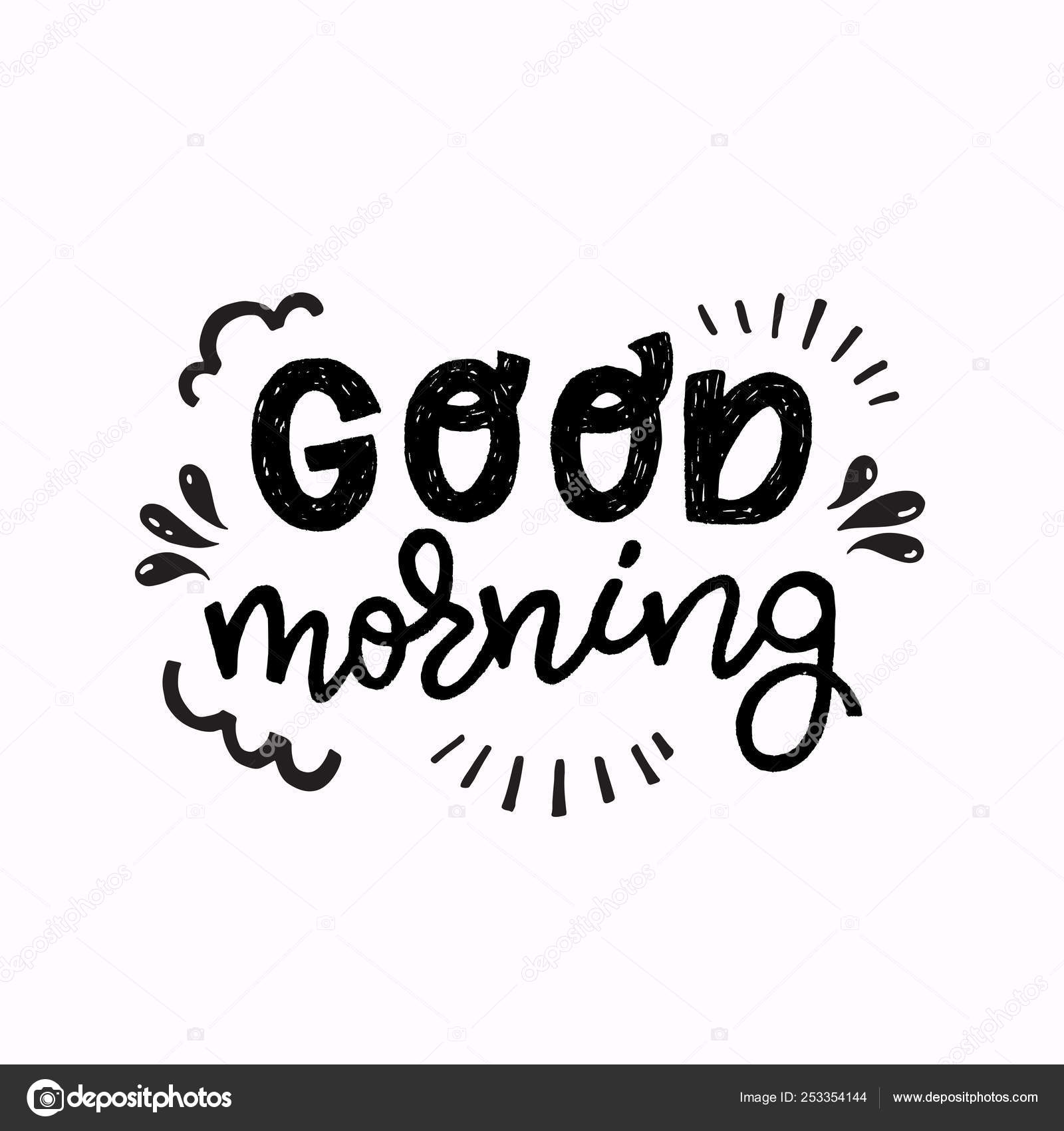 Today is a good day hand written lettering Vector Image