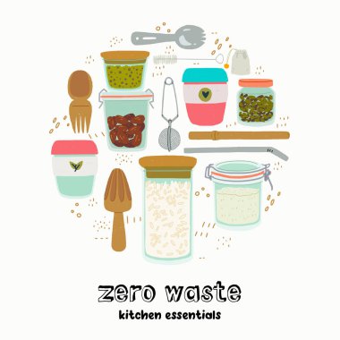 Wero atık mutfak Clipart