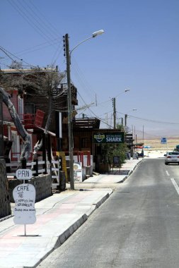 BAHIA Inglesa, Şili - 26 ARALIK. 2011: Atacama Çölü 'nün Pasifik kıyısındaki küçük bir köy