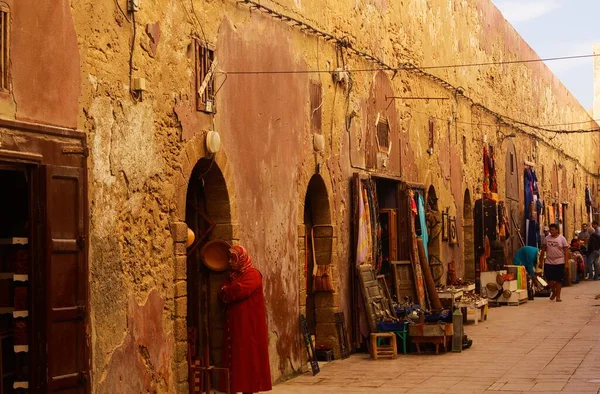 Essaouira Morocco 2011 Pohled Uličku Medině Arabského Orientálního Berberského Města — Stock fotografie