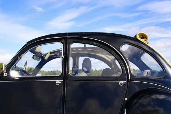 Viersen Alemanha Outubro 2019 Vista Lateral Carro Clássico Francês Preto — Fotografia de Stock