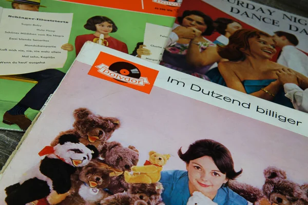 Viersen Deutschland Juli 2020 Blick Auf Die Sammlung Von Schallplatten — Stockfoto