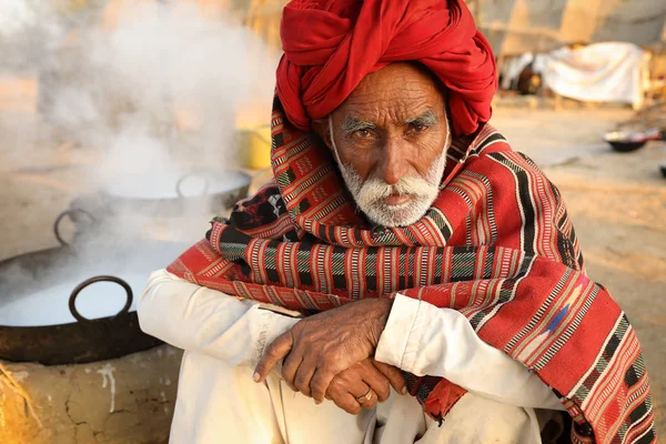 Rann Kutch Hindistan Aralık 2018 Gujarat Kutch Ilçesinde Kırsal Bir — Stok fotoğraf