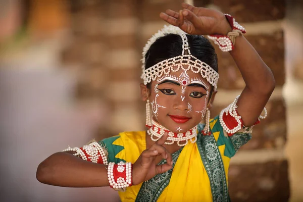 Puri India December Ember 2019 Unidentified Young Gotipua Dancing Traditional 图库图片