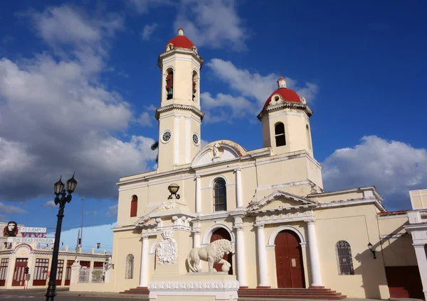 Cienfuegos Kuba Grudnia 2013 Znany Również Jako Katedra Cienfuegos Katedry — Zdjęcie stockowe