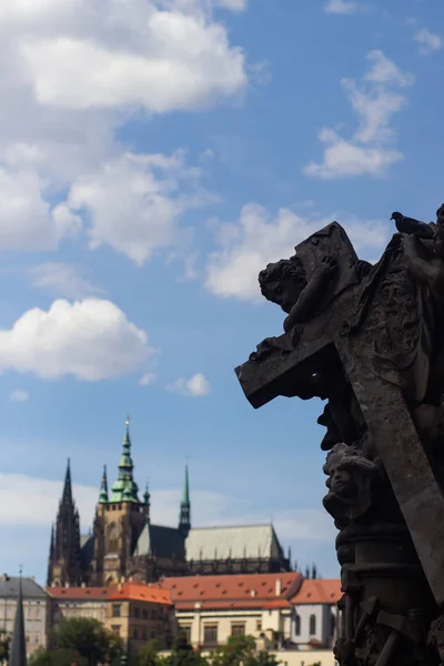 Castello Praga Cattedrale San Vito Repubblica Ceca — Foto Stock