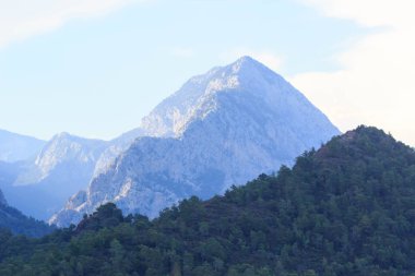 Türkiye'de dağ manzaraları, şafak Bölgesi Antalya Kemer yakınındaki