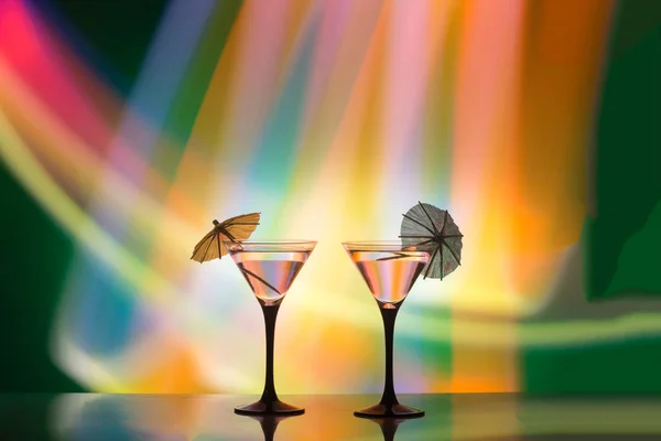Colourful Cocktail Club Light Background Party Club Entertainment Mixed Light — Stock Photo, Image