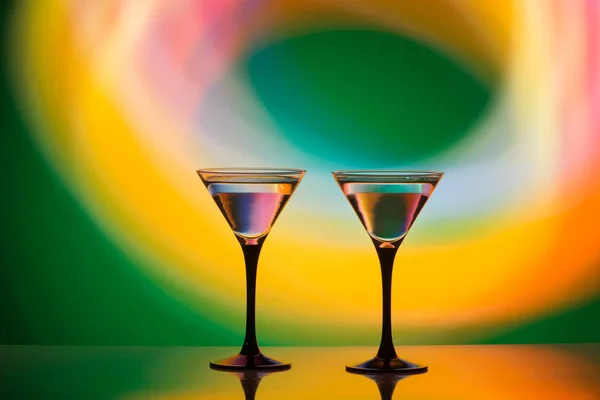 Colourful Cocktail Club Light Background Party Club Entertainment Mixed Light — Stock Photo, Image