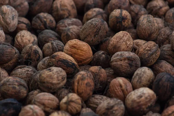 Walnüsse Hintergrund Nüsse Textur Gesunde Vegane Ernährung Mit Energie Superfood — Stockfoto