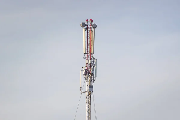 Operatore Rete Della Stazione Base Tecnologie Mobili — Foto Stock