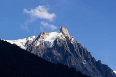 Mont blanc, mont blanc massif, chamonix, Alpler, Fransa.