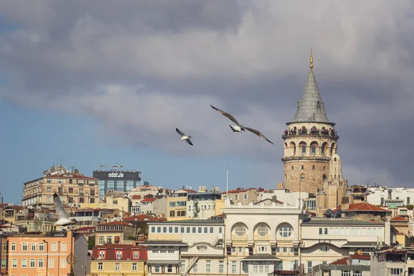 Torre Galata em Istambul Turquia — Fotografia de Stock