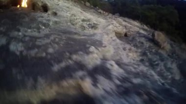 Mount Chimera taş, bitki, dağ, taş, simgesel yapı, çevresinde altından diller alevler patlama