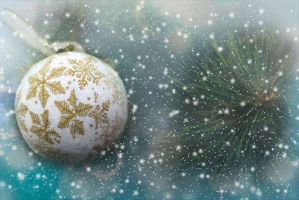 Christmas Tree New Year Background — Stock Photo, Image